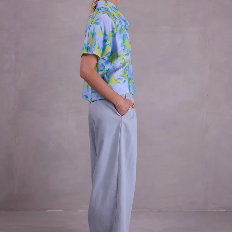 Filipa blouse in limoncello flowers