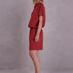 Fisolde brick jurk