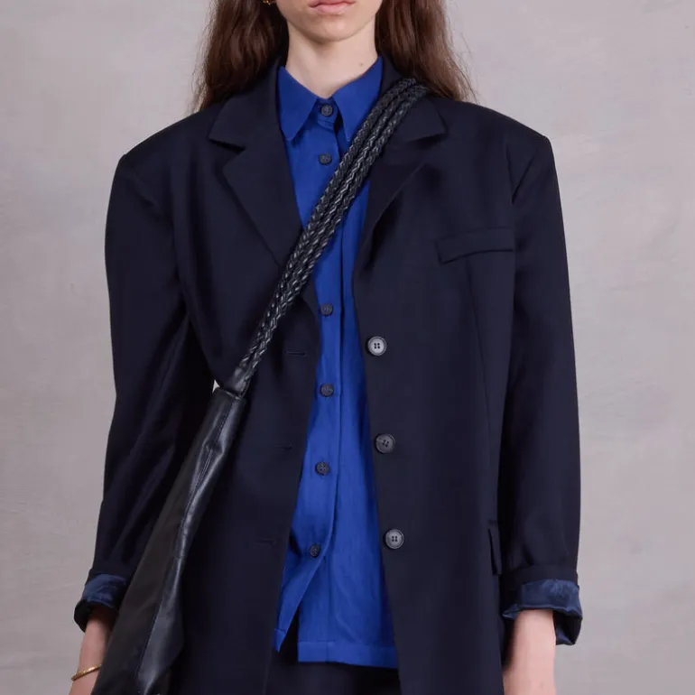Flint vest in night blue