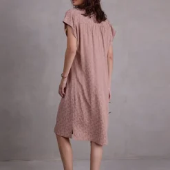 Flobert jurk in pink sand