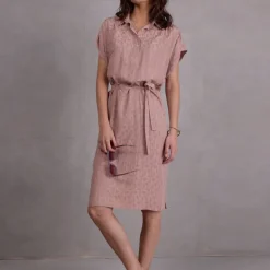 Flobert jurk in pink sand