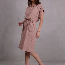 Flobert jurk in pink sand