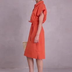 Flobert oranje jurk