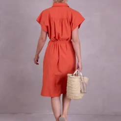 Flobert oranje jurk