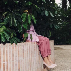 Flume pump in cameo rose