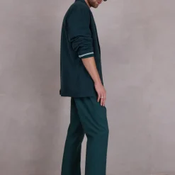 Franz blazer in evergreen