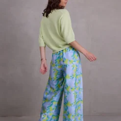 Freddy broek in limoncello flowers