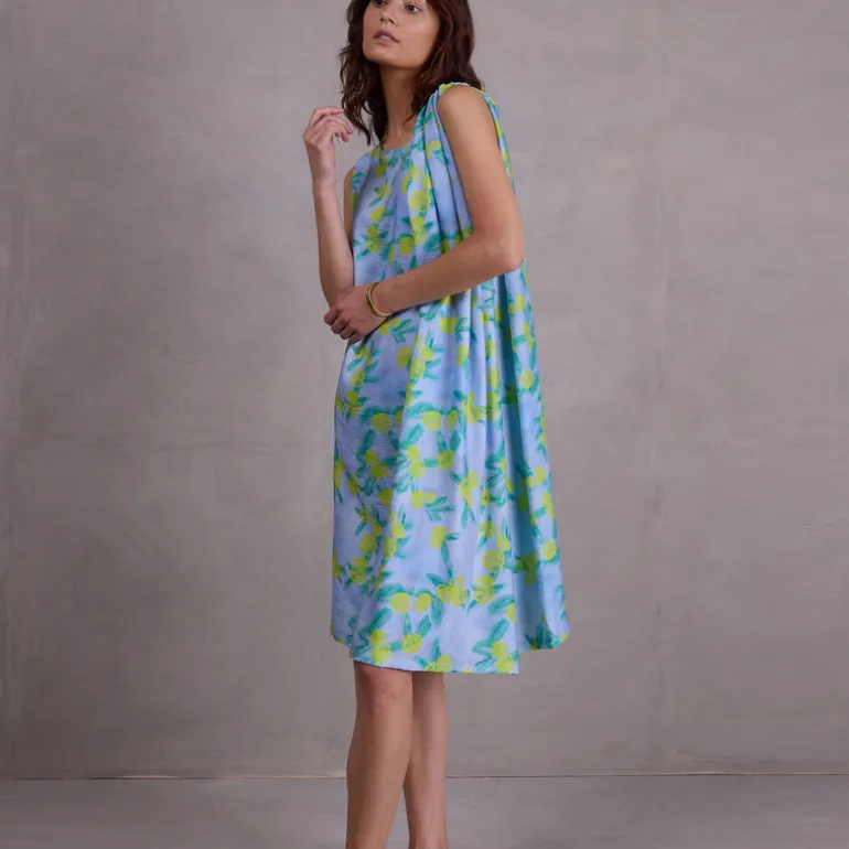 Frieda jurk in limoncello flowers