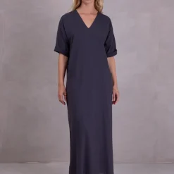 Funic jurk in charcoal
