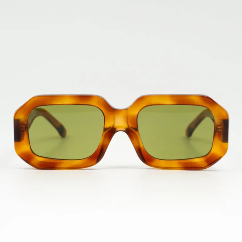 Jackie zonnebril in light tortoise /olive
