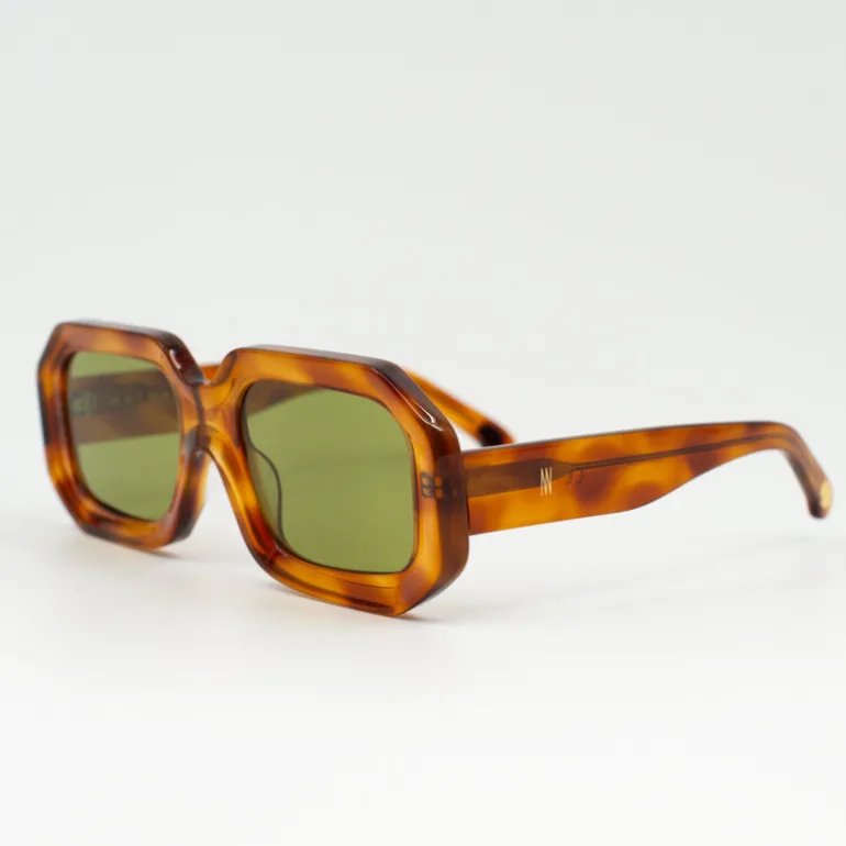 Jackie zonnebril in light tortoise /olive