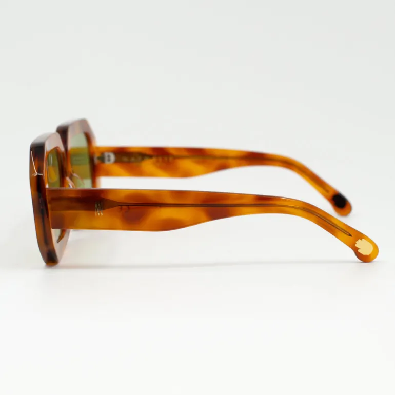 Jackie zonnebril in light tortoise /olive