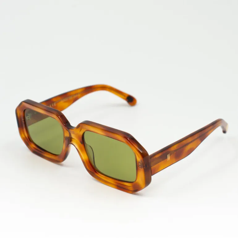Jackie zonnebril in light tortoise /olive