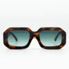 Jackie zonnebril in tortoise / bottle
