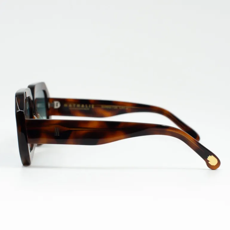 Jackie zonnebril in tortoise / bottle