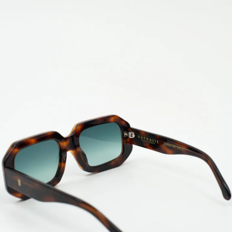 Jackie zonnebril in tortoise / bottle