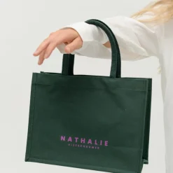 Mini shopper in bottle green