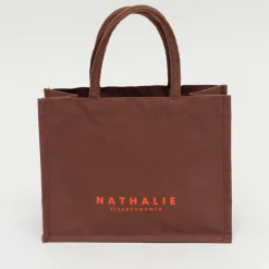 Mini shopper in dark henna