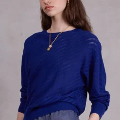 Obdan trui in royal blue