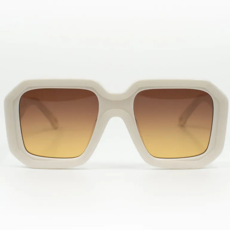 Onassis zonnebril cream / yellow