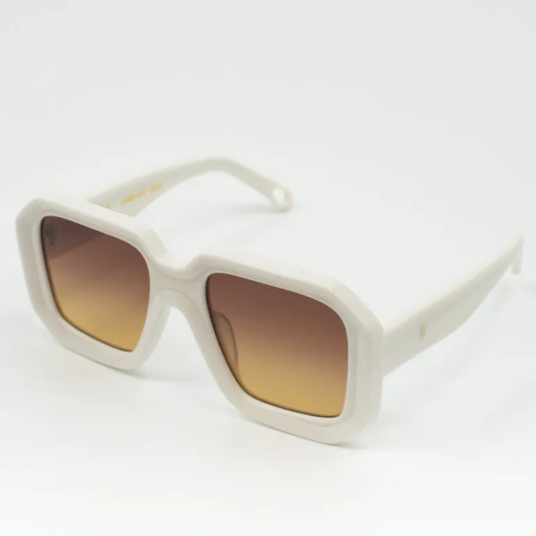 Onassis zonnebril cream / yellow