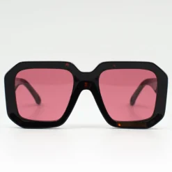 Onassis zonnebril in dark tortoise / cherry