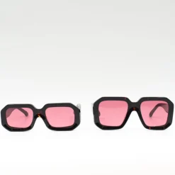 Onassis zonnebril in dark tortoise / cherry