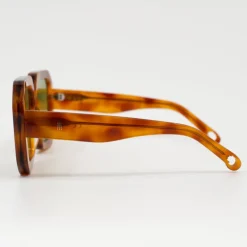Onassis zonnebril in light tortoise /olive