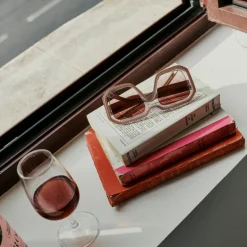 Onassis zonnebril taupe / pink