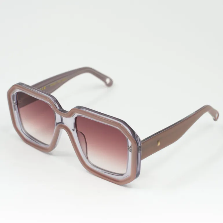 Onassis zonnebril taupe / pink
