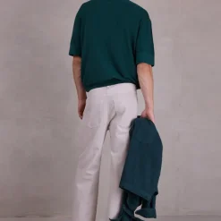 Osaka polo in evergreen