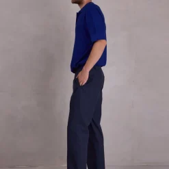 Osaka polo in royal blue