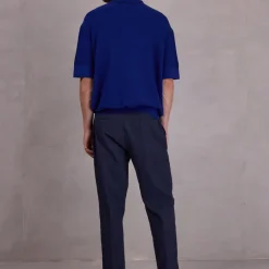 Osaka polo in royal blue