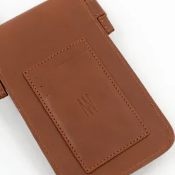 Smartphone bag in cognac nappaleer