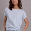 Sora top in ice blue