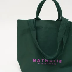 XL shopper in bottle green