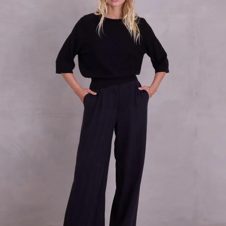 Zoella broek in zwarte Tencel